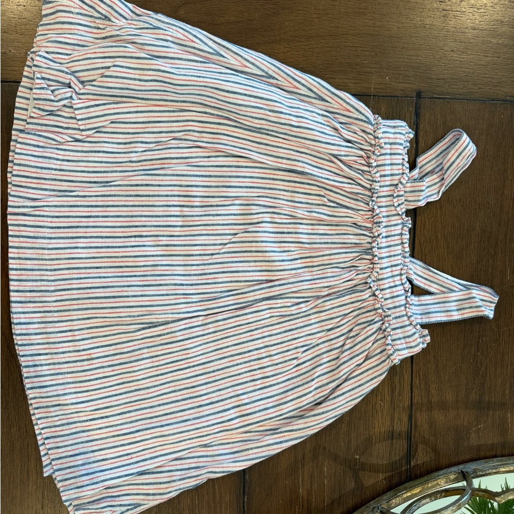 GAP Red and Blue Striped Toddler Dress